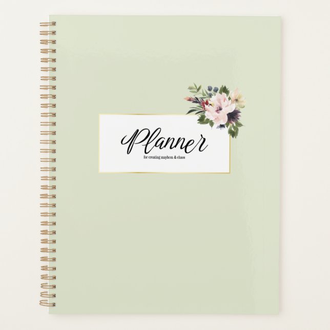 Agenda Planner of Mayhem (Anverso)