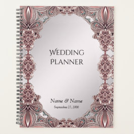 Agenda Planner ornamental rosado