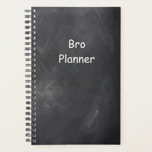 Agenda Planner Para Hombres Bro Planner Chalkboard Style