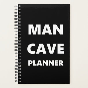 Agenda Planner Para Hombres Hombre Cave Planner Blanco Fu