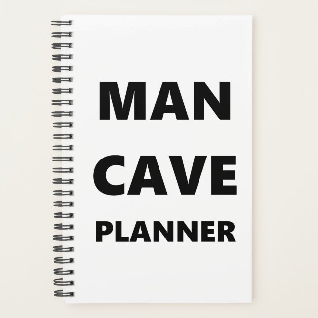 Agenda Planner Para Hombres Hombre Planner Cave Planner B (Anverso)