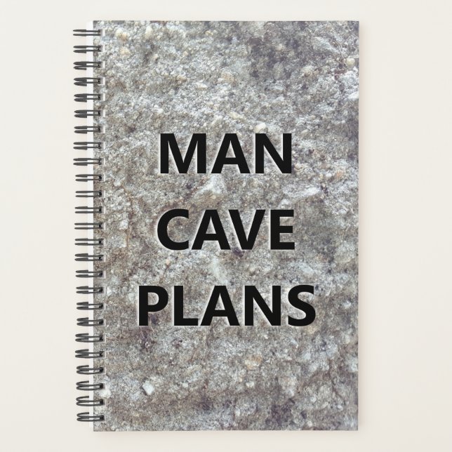 Agenda Planner Para Hombres Planes De Cuevas De Hombres G (Anverso)