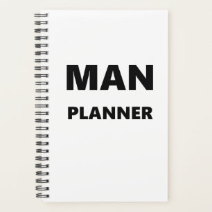 Agenda Planner Para Hombres Planner Black Font White
