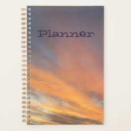 Agenda Planner pastel sunset