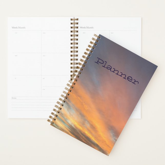 Agenda Planner pastel sunset (Demostración)