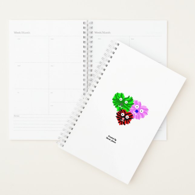 Agenda Planner pequeño de Heart Fuzzies (Demostración)