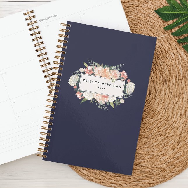 Agenda Planner personalizado antifloral | Medianoche (Subido por el creador)