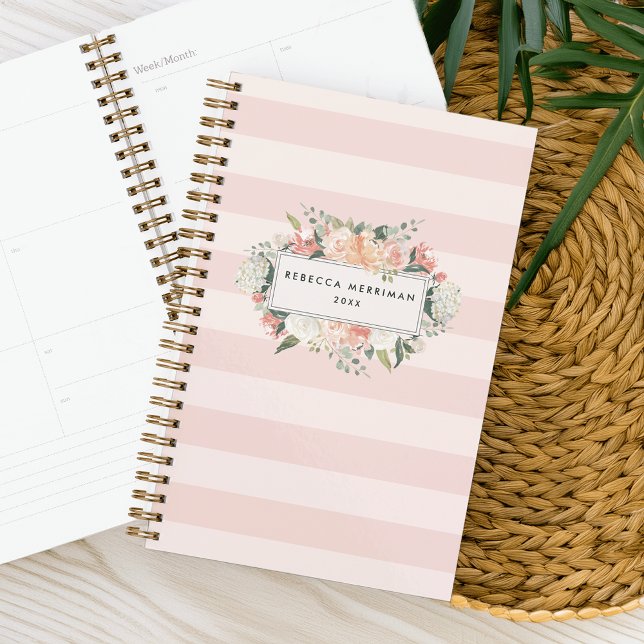Agenda Planner personalizado antifloral | Rosa (Subido por el creador)