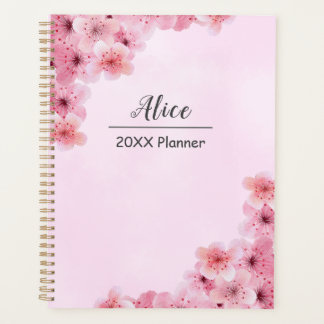 Agenda Planner personalizado de la floración de cerezo