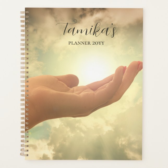 Agenda Planner personalizado del tema espiritual religios (Anverso)