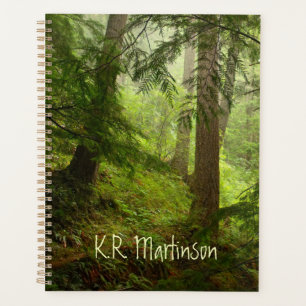 Agenda Planner personalizado fotográfico de bosque tropi
