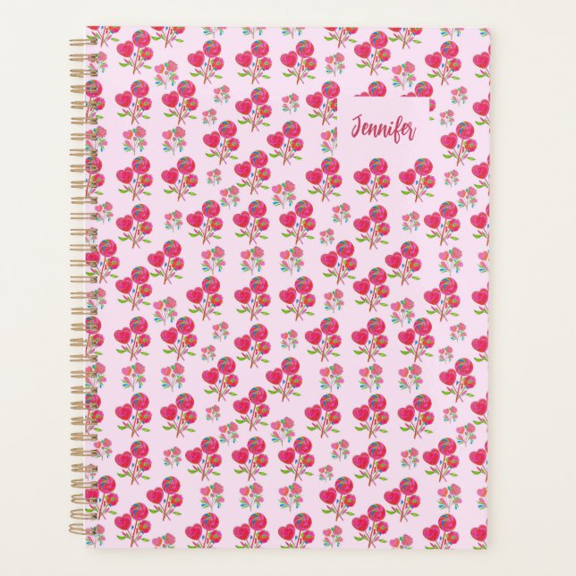 Agenda Planner Pink Lollipop (Anverso)
