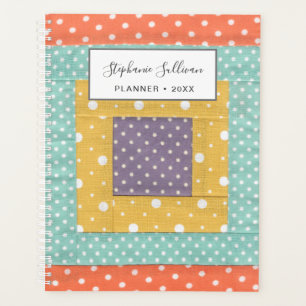 Agenda Planner, plan de Quilting Parchwork 2022