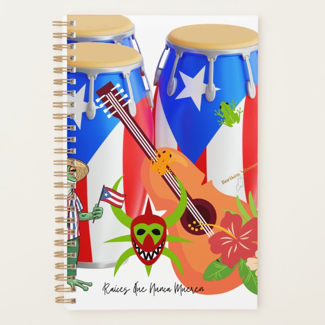 Agenda Planner - Puerto Rican Cultural Organizer (Anverso)