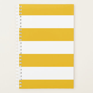 Agenda Planner rayado amarillo