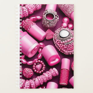 Agenda Planner rosa glamoroso