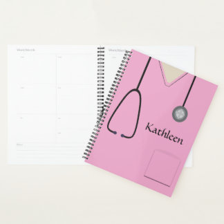 Agenda Planner rosa Médica de enfermería