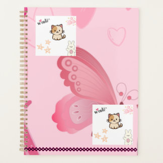 Agenda Planner rosa moderno
