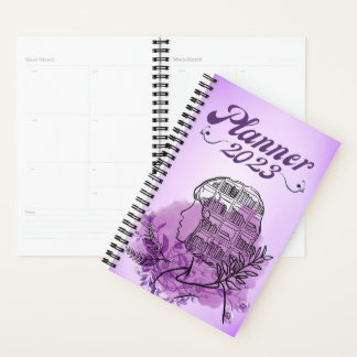 Agenda Planner Roxo Simples