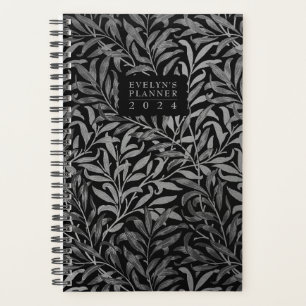 Agenda Planner semanal personalizado de floral Art Deco