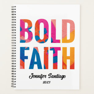 Agenda Planner sin fecha Inspirador de negrita