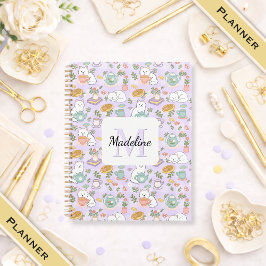 Agenda Planner Tea & Bookish Cats