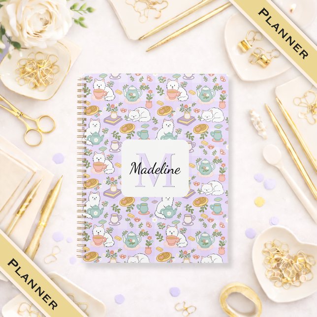 Agenda Planner Tea & Bookish Cats (Subido por el creador)