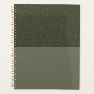Agenda Planner texturizado en negrita Moss Green - Person
