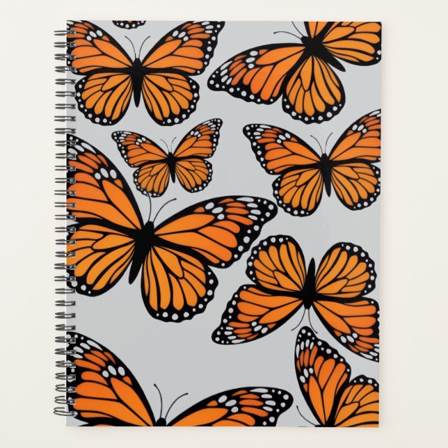 Agenda Planner with Monarch Butterflies (Anverso)