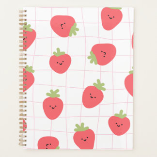 Agenda Planner with strawberry cute cover