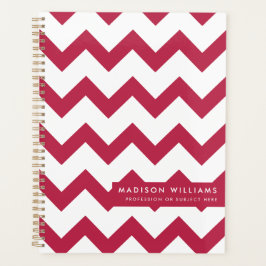 Agenda Planner Zigzag moderno mínimo
