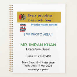 Agenda Planners | Photo | Monogram | Modern