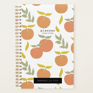 Agenda Plano blanco del patrón de color de barrido retro