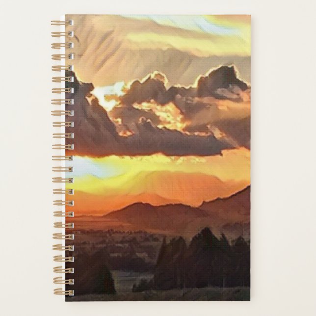 Agenda Plano de arte de lienzo de Sunset (Anverso)