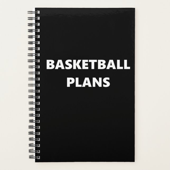 Agenda Plano de baloncesto Deportivo Planes de Baloncesto (Anverso)