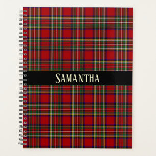 Agenda Plano de diseño de Red Plaid