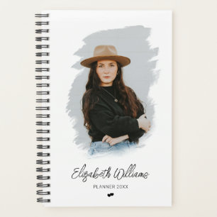 Agenda Plano de foto de pincel personalizado contemporáne
