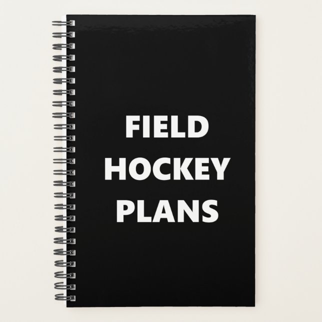 Agenda Plano de hockey sobre hierba para deportes (Anverso)