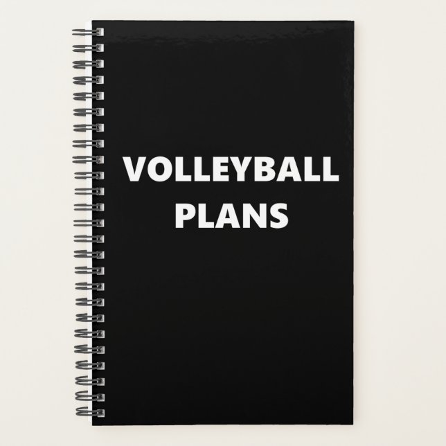 Agenda Plano de voleibol deportivo de voleibol (Anverso)