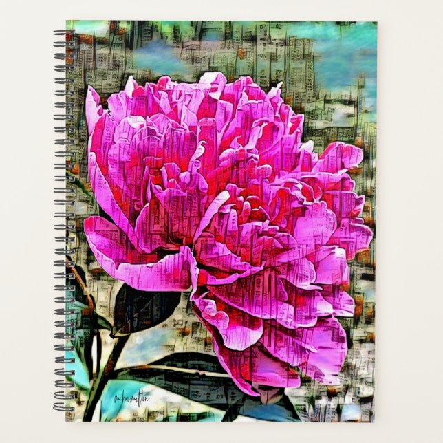 Agenda Plano diario de cubierta dura (Anverso)