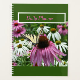 Agenda Plano diario de mariposa de cola de torneado de ti