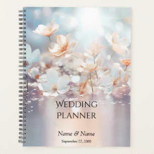 Agenda Plano floral de yeso blanco