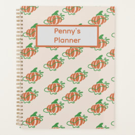 Agenda Plano personalizado de calabaza