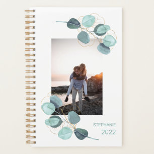 Agenda Plano personalizado del calendario Eucalyptus 2022