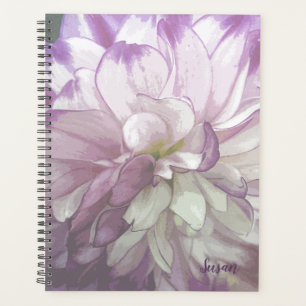 Agenda Plano Semanal/Mensual de Purple Dahlia