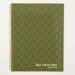 Agenda Plano y calendario sin fecha de diseño retro