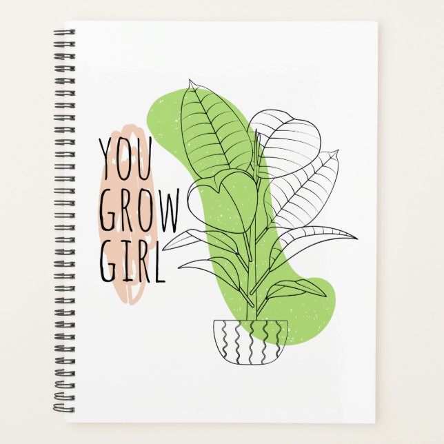 Agenda Plant Lover You Grow Chica (Anverso)