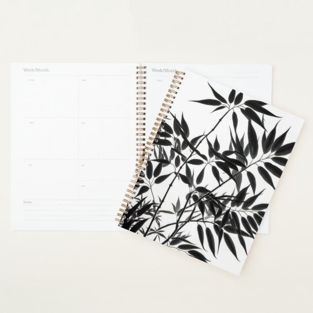 Agenda Planta de bambú blanco y negro (Demostración)