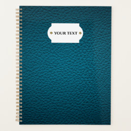 Agenda Plantador de cuero azul