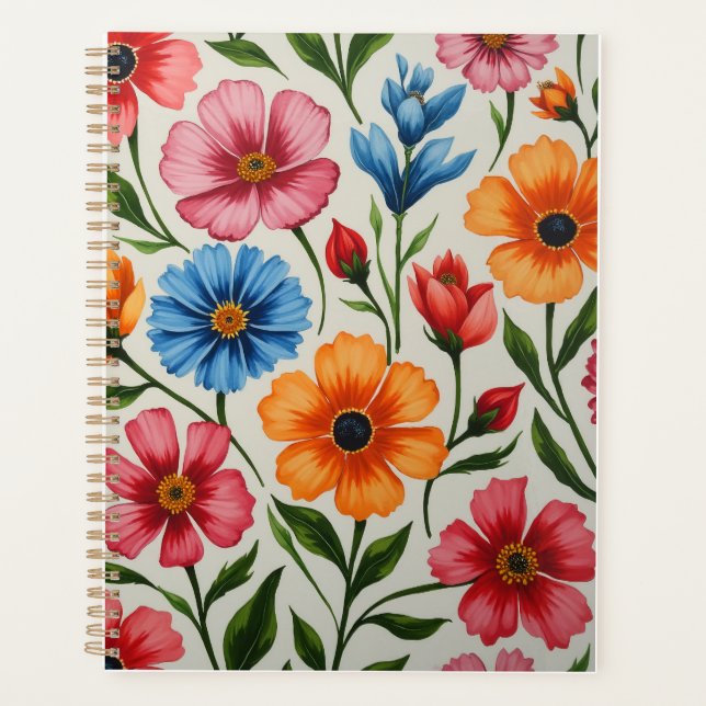 Agenda plantadores de flores de cosmos (Anverso)